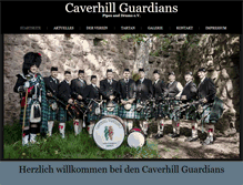 Tablet Screenshot of caverhill-guardians.de